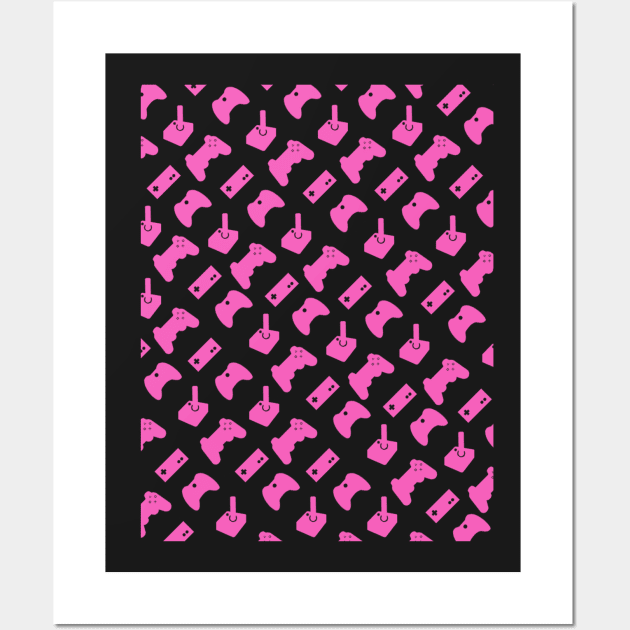 Gamer in Pink Wall Art by CWieDesign